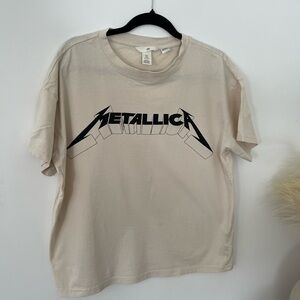 H&M Cream Graphic Tee